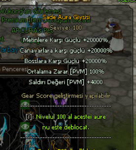 100   LVL    AURA  ONLİNE