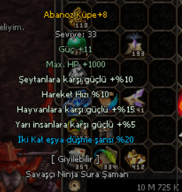 Farmlık +8 abanoz