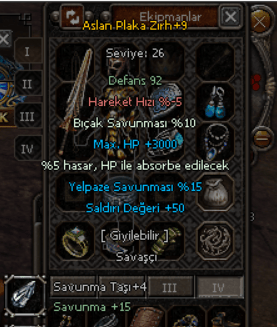 Farmlık savaşçı zırh