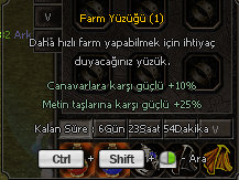 FARM YÜZÜĞÜ TAZE BELEŞ 200TL