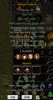 +9 ABANOZ KÜPE UYGUNA 179TL