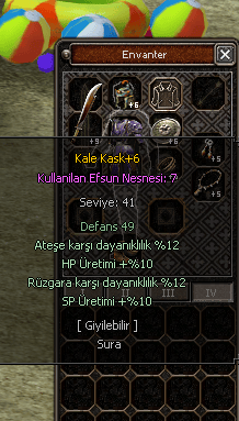53  level itemli G'Lİ Büyülü keskinlik sura