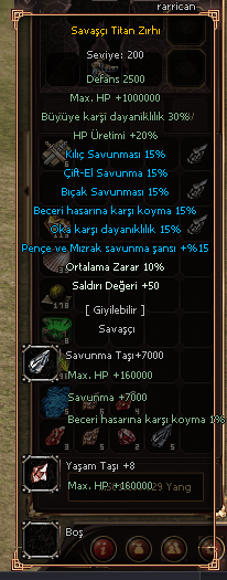 3.6 T VURAN +7000 TAŞLI  250 PETLİ SAVAŞÇI !