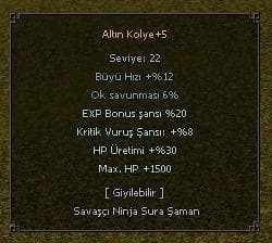 ELİT KASILMALIK KOLYE  75 OLMAK İSTEYENE