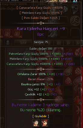 ELİT KARA EJDER HANÇER