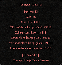 YARILI / ÖLÜMSÜZLÜ / ŞEYTANLI ABANOZ
