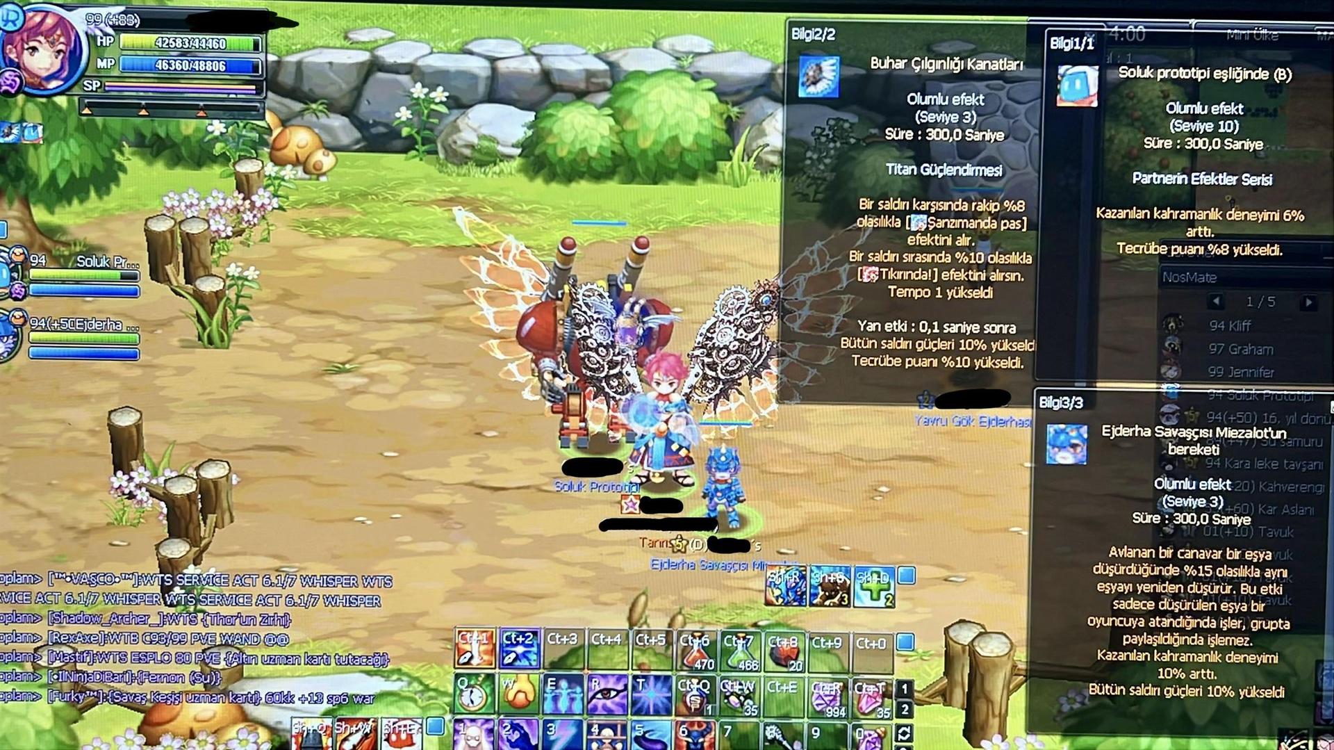 Dragonveilde 99+83kw Dolu Büyücü 11xAlt hesaplı aynı mailde