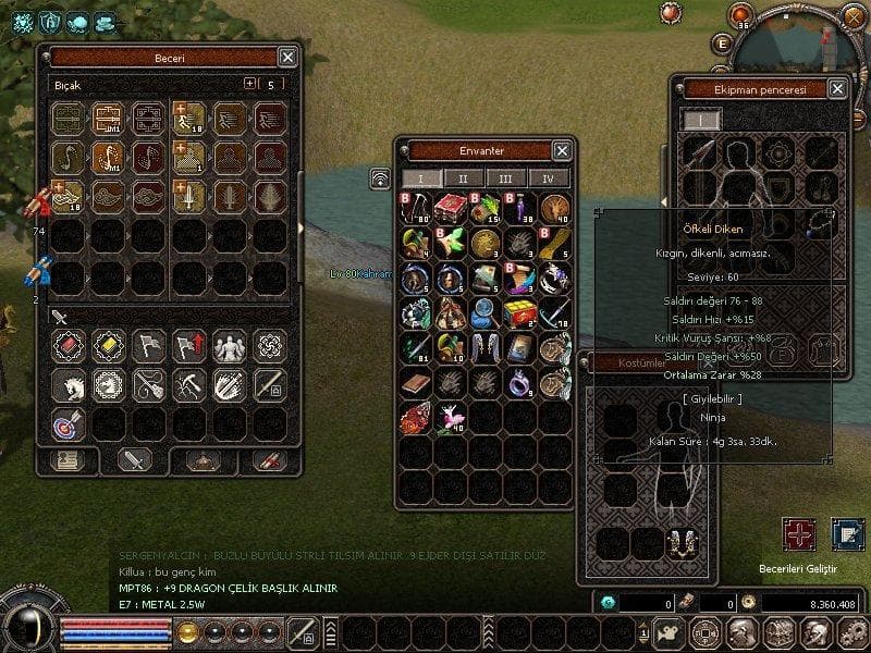 80LVL NINJA EMEK 70 SILAHI ALINMADI