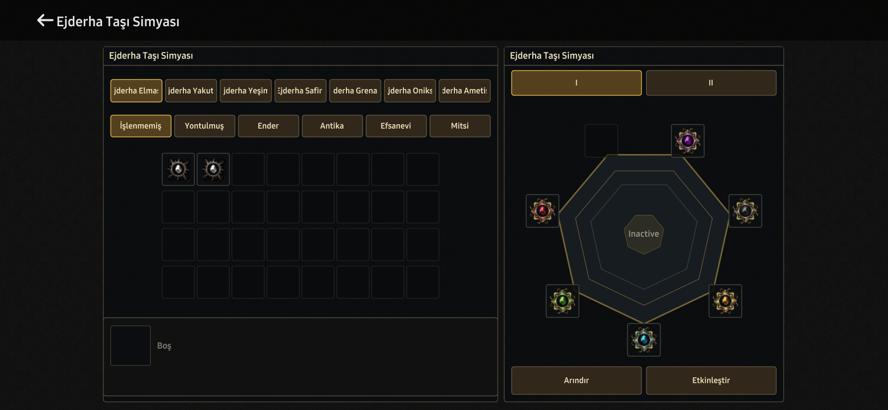 93 lvl MİT’si set elmazsız lycan