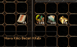 55 HAVA BK / 100 KÖTÜ RUH-MÜNZEVİ- 45 RUH TAŞI