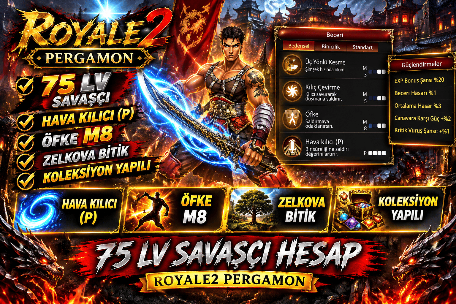 75 LV SAVAŞÇI HAVA P ÖFKE M8 (KOLEKSİYO) YAPILI OUTLOOK DEVREDİLİYOR