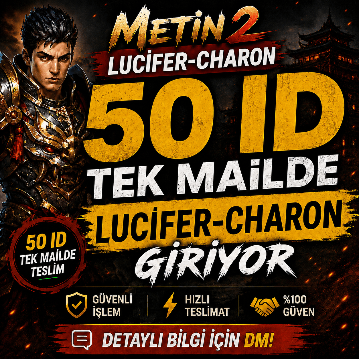 TEK CLIENT / 50ID / LUCIFER-CHARON GİREN IDLER