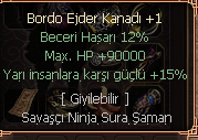 BORDO KANAT +1 SATILIR