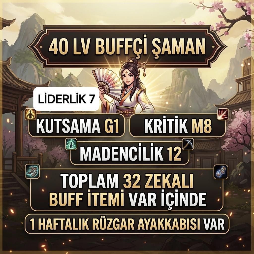 BUFFÇI ŞAMAN ELİT ( AÇIKLAMAYI OKU )