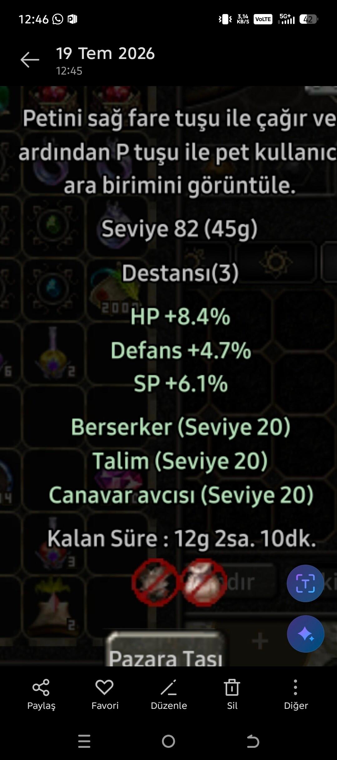 +98LV LYCAN FULL İTEM SİMYALI PETLİ ACIKLAMA