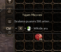 17.500 DERECE VEREN 35 ADET MEYVE