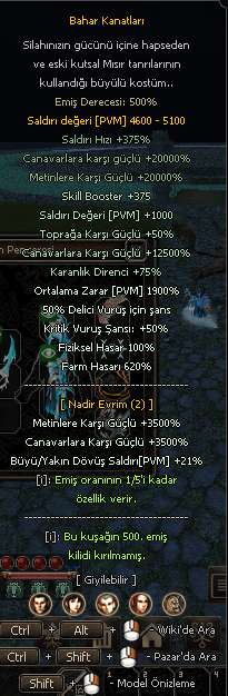 1900 ORT EVRİMLİ 500 EMİS KUSAK HASAR UCURAN