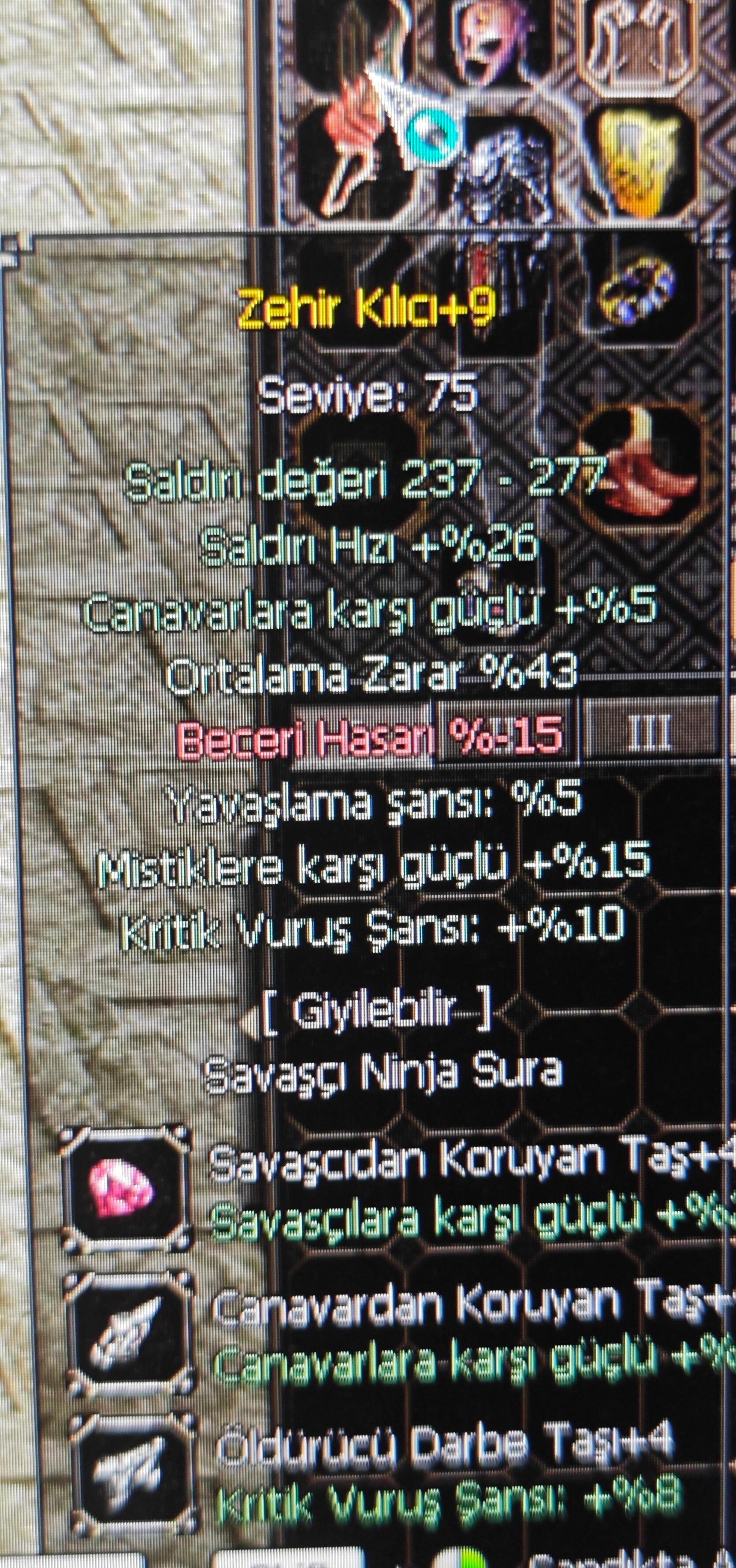 75 LV BEDENSEL 9 ZEHİR Lİ FULL BOSS VE METİN FARMLIK YANINDA ŞAMAN