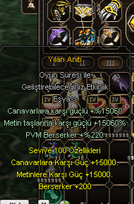 FULL LWW YILAN ANITI BOSS VE METİN YÜZÜĞÜ