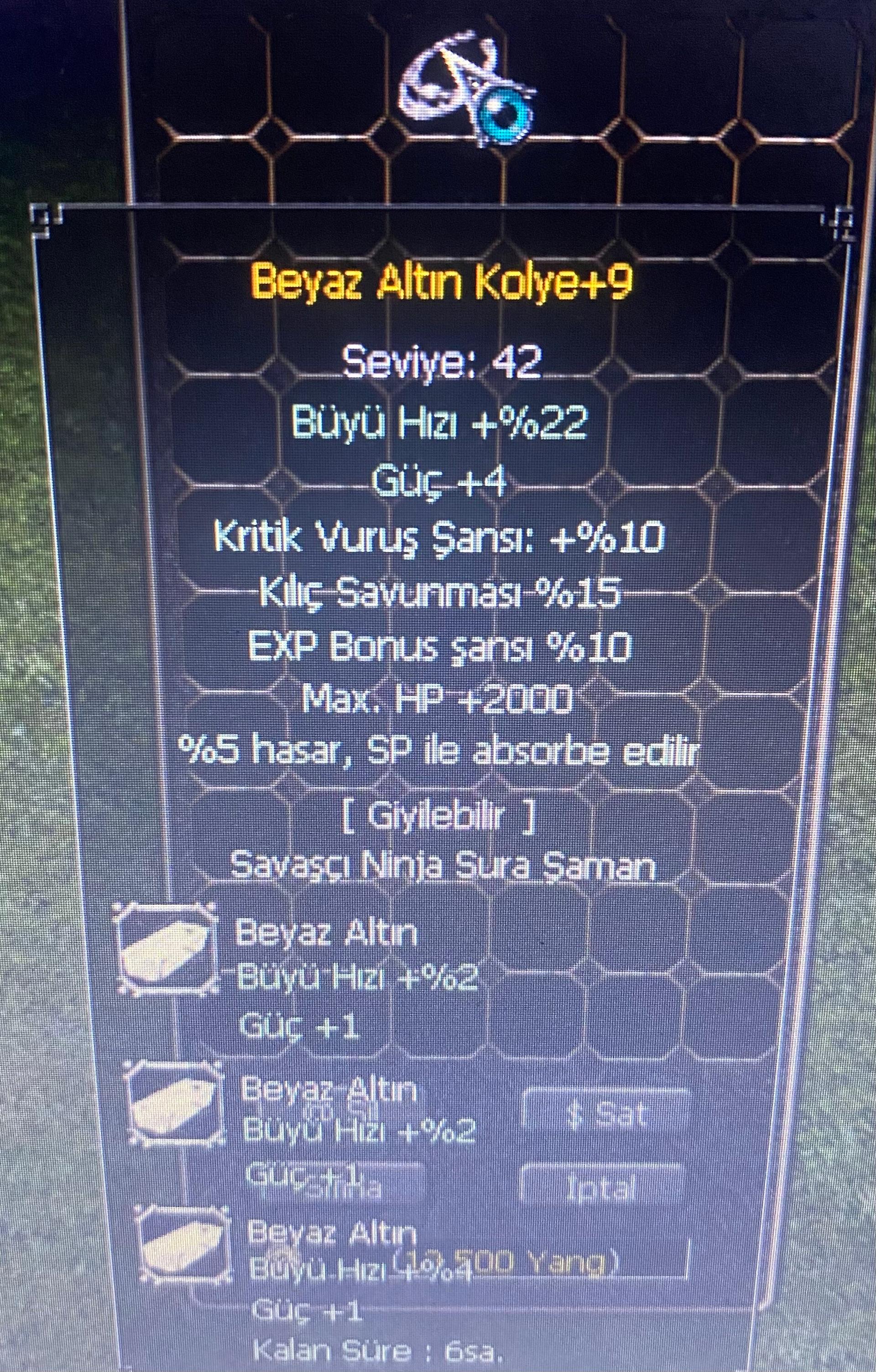 2000HP-15KILIÇ-10KRİTİK B.A.KOLYE