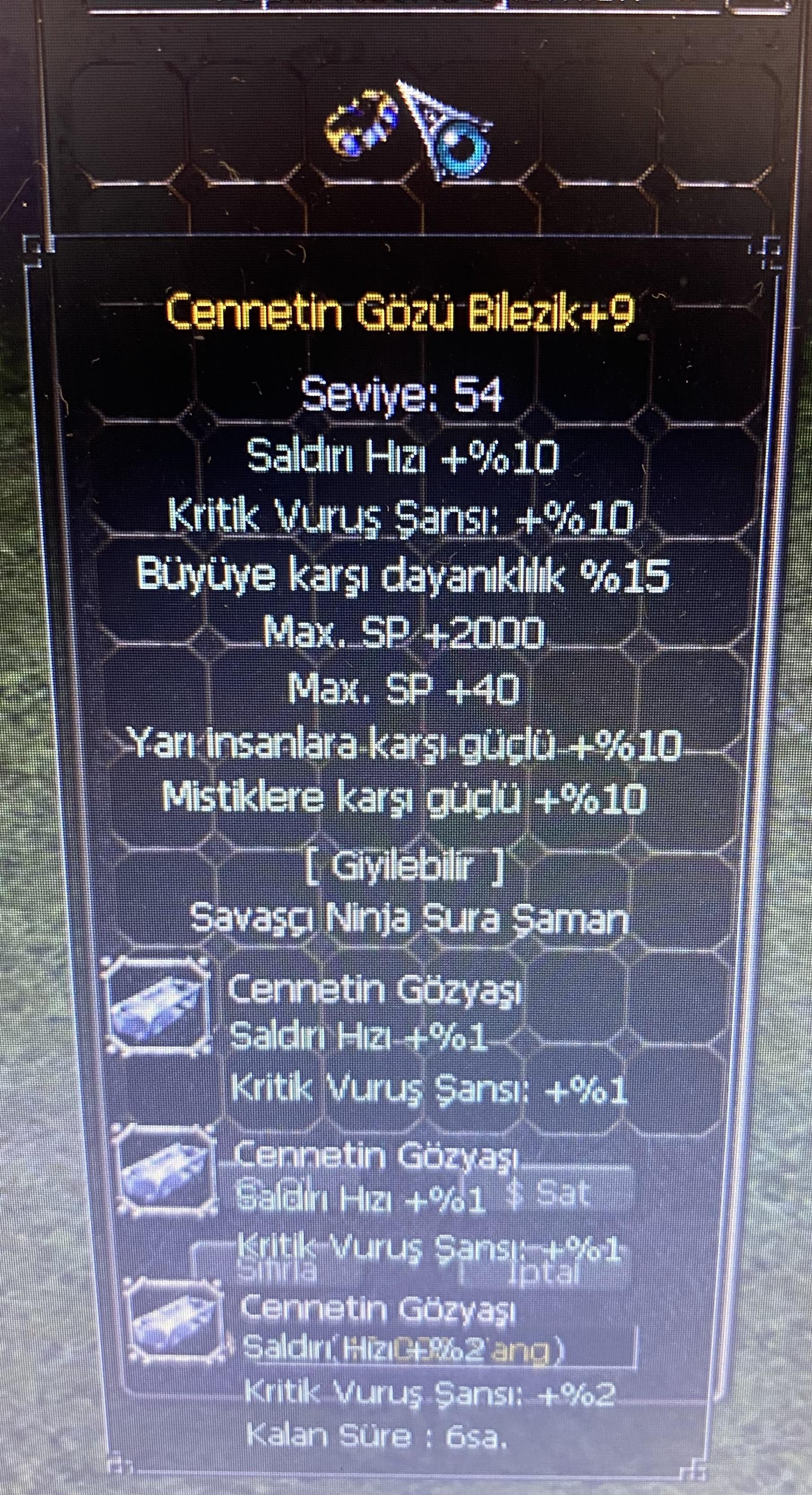 +9 Cennet Bilezk-2KHP-10YARI-15BÜYÜ