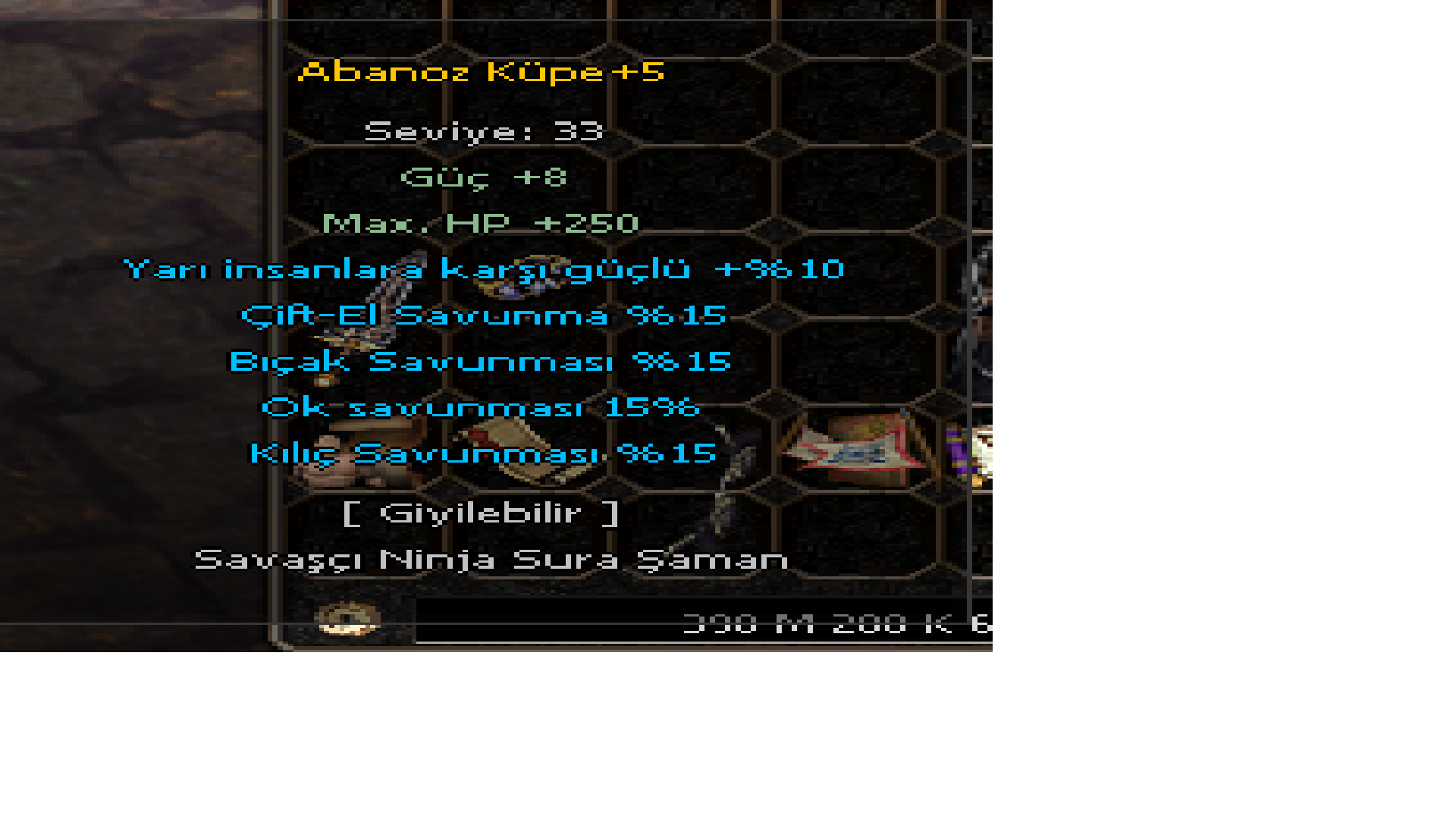 5/5  ABANOZ KÜPE     SATILIR