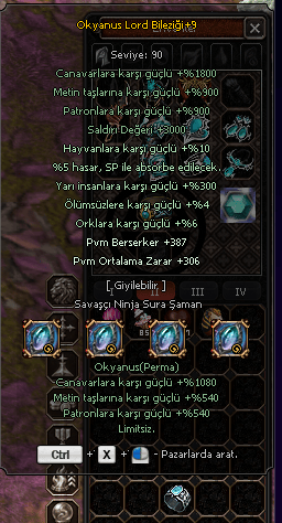+9 OKYANUS LORD BİLEZİĞİ