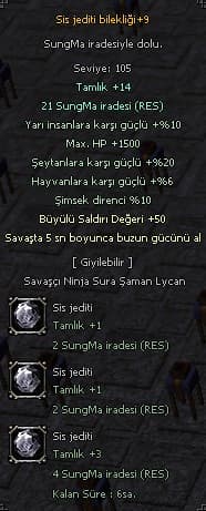 ELİT BİLEZİK 50 B.STR 5 SANİYE BUZ ÇİFT TAMLIKLI