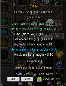 ELİT 30 METİNLİ MANU TEKLİF