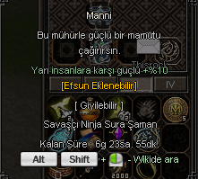 MANNİ YARILI BİNEK TEKLİF