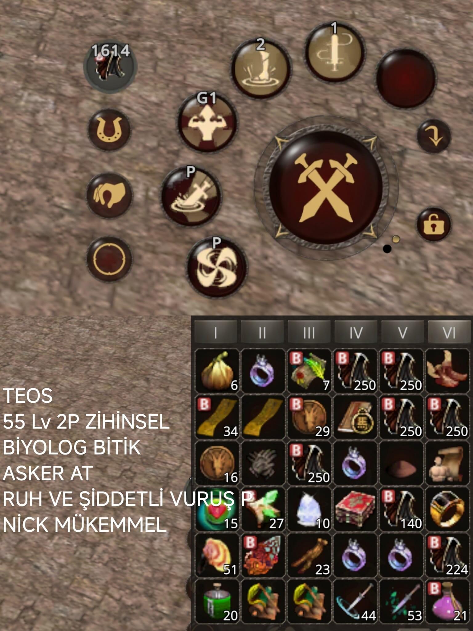 55 LV 2 P ZİHİNSEL BİYOLOG BİTİK AÇIKLAMA OKU!