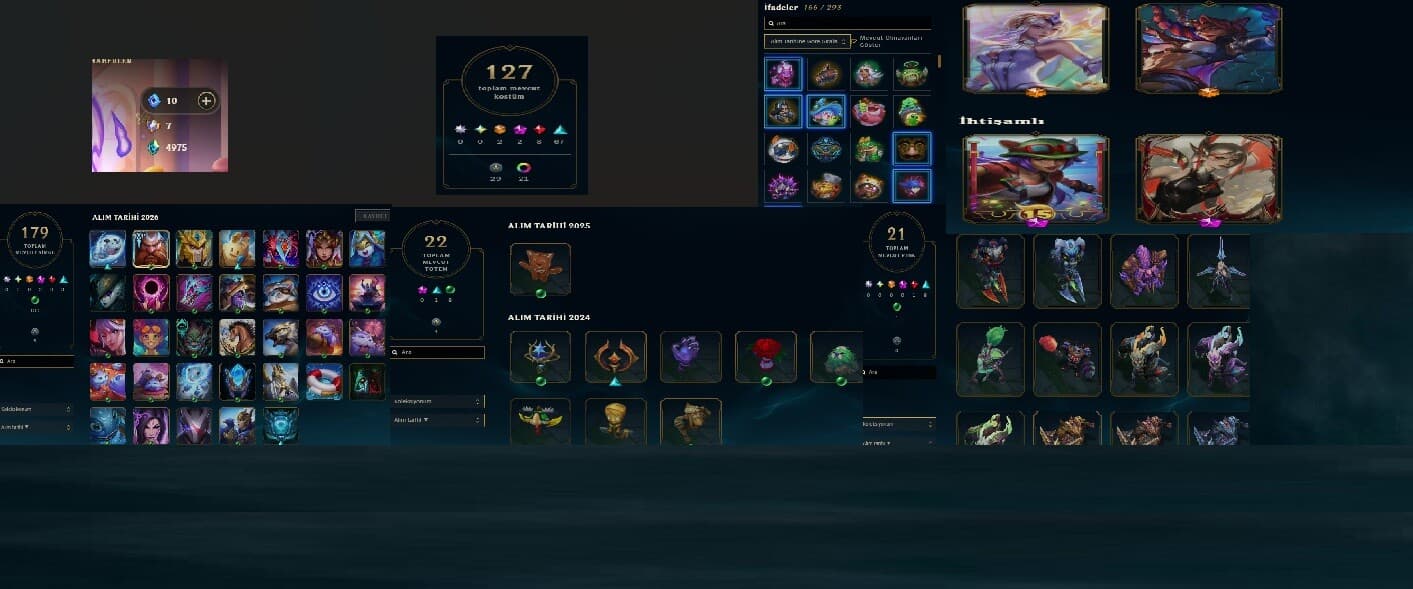 127 KOSTÜM FULL HERO LOL + SAĞLAM TFT HESABI