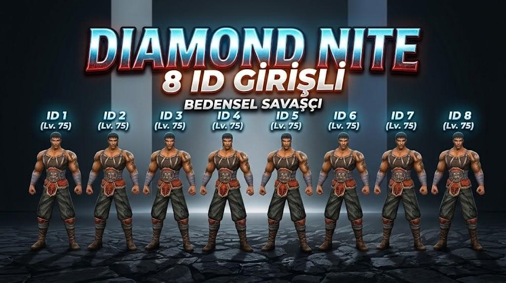 Diamond NİTE 8x 75 LEVEL BEDENSEL Sıralı İD