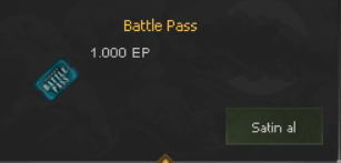BATTLE PASS 1 SATILIR 100TL
