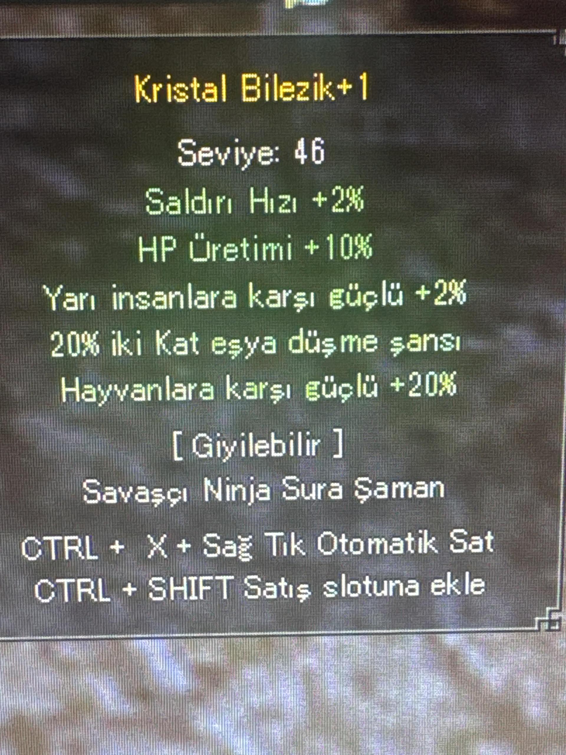 20 Hayvan 20Eşya  3Efsun Bilezik
