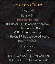 E L İ T  2/2  NİNJA ZIRH