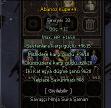 +9 abanoz kule ve catalık ömürlük