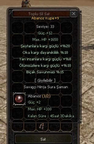 +9 ABONOZ KÜPE