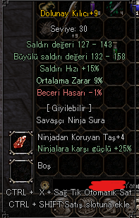 9 ORTALAMA 2 EFSUNLU +9 DOLUNAY +4 NİNJA TAŞLI ANINDA TESLİM KELEPİR