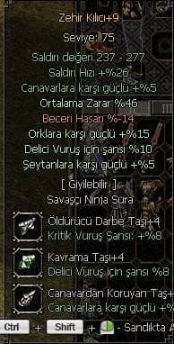 75 B.SİLAH 75 BEDO 68 ŞAMAN AÇIKLAMAYI OKU