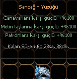SANCAK YÜZÜĞÜ SATILIR TAZE