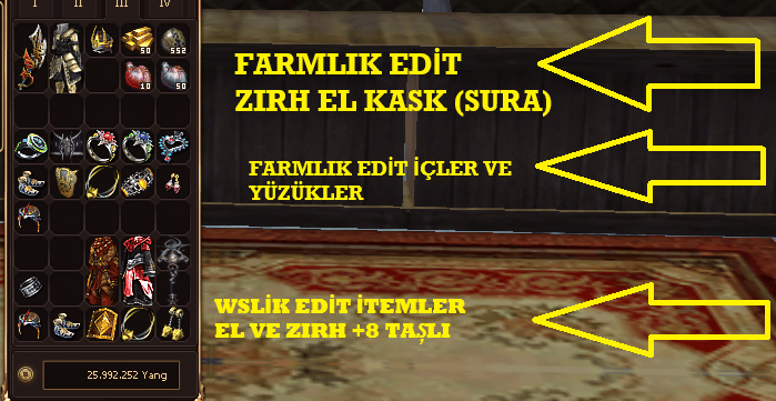 250 LVL ŞAMAN EDİT İTEMLİ TEKLİF