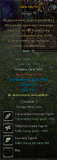 59 ORT ZEHİR 12 ZEKA 12 ÇEVKLİK