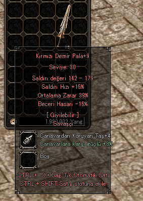 +9 39 ORT KDP +4 CANAVAR