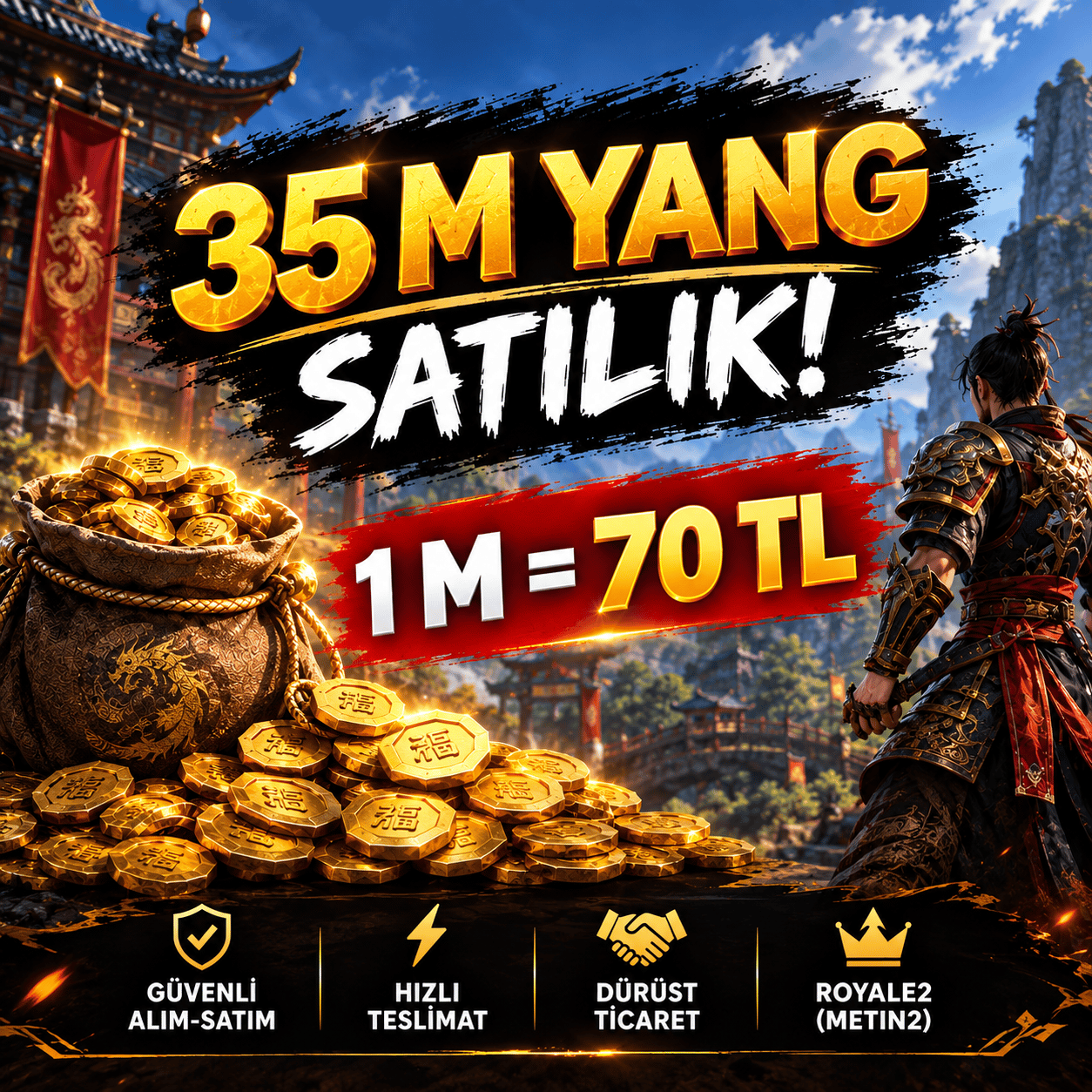 35 M - 2450 TL ( 1 M 70 TL )