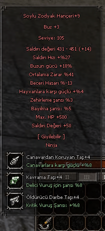 18 Buz, 41 Ort, Soylu Zodyak Hançeri-Marmara