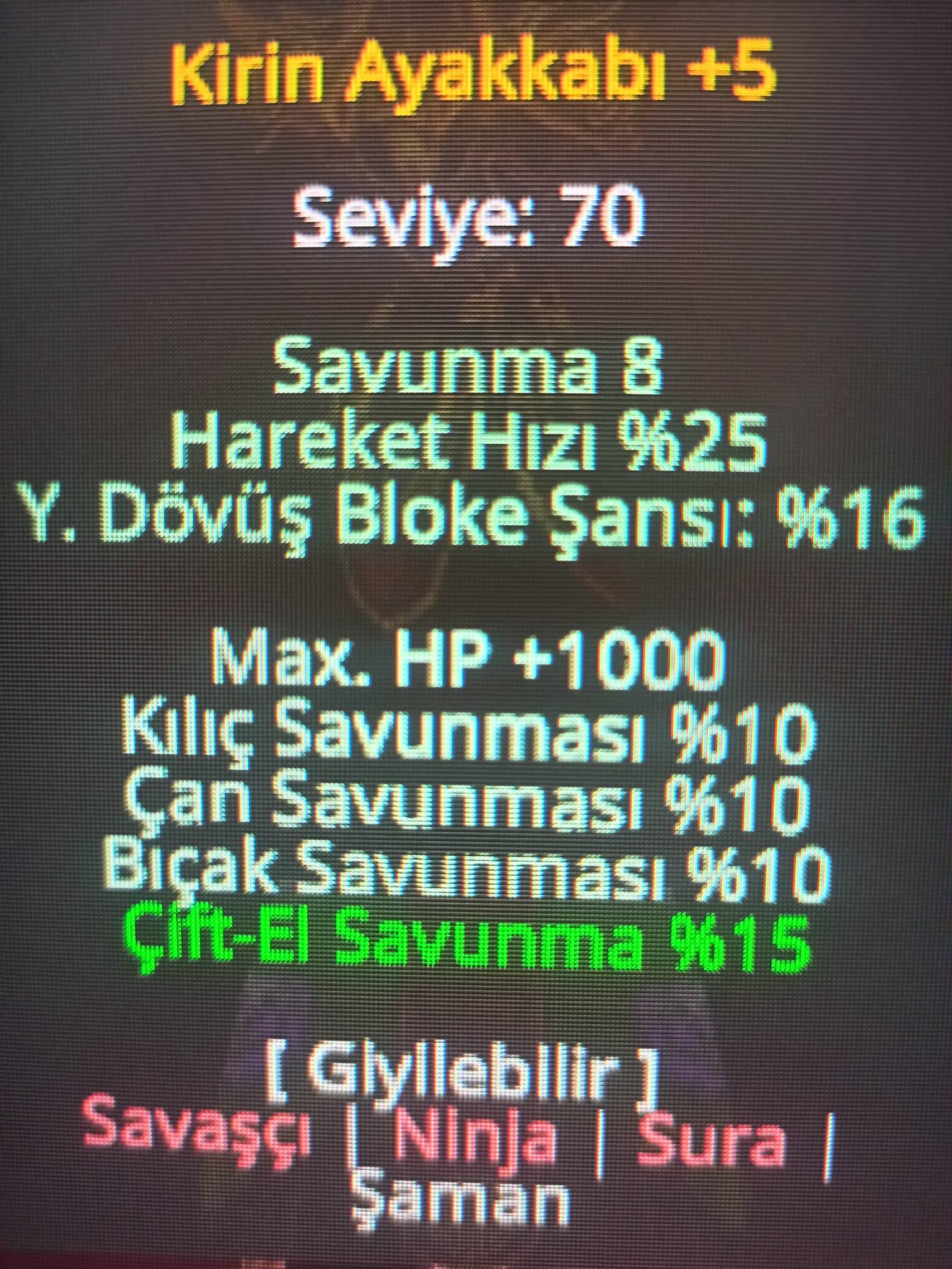 +5 KİRİN AYAKKABI 45 SAV+HPLİ BEDAVA