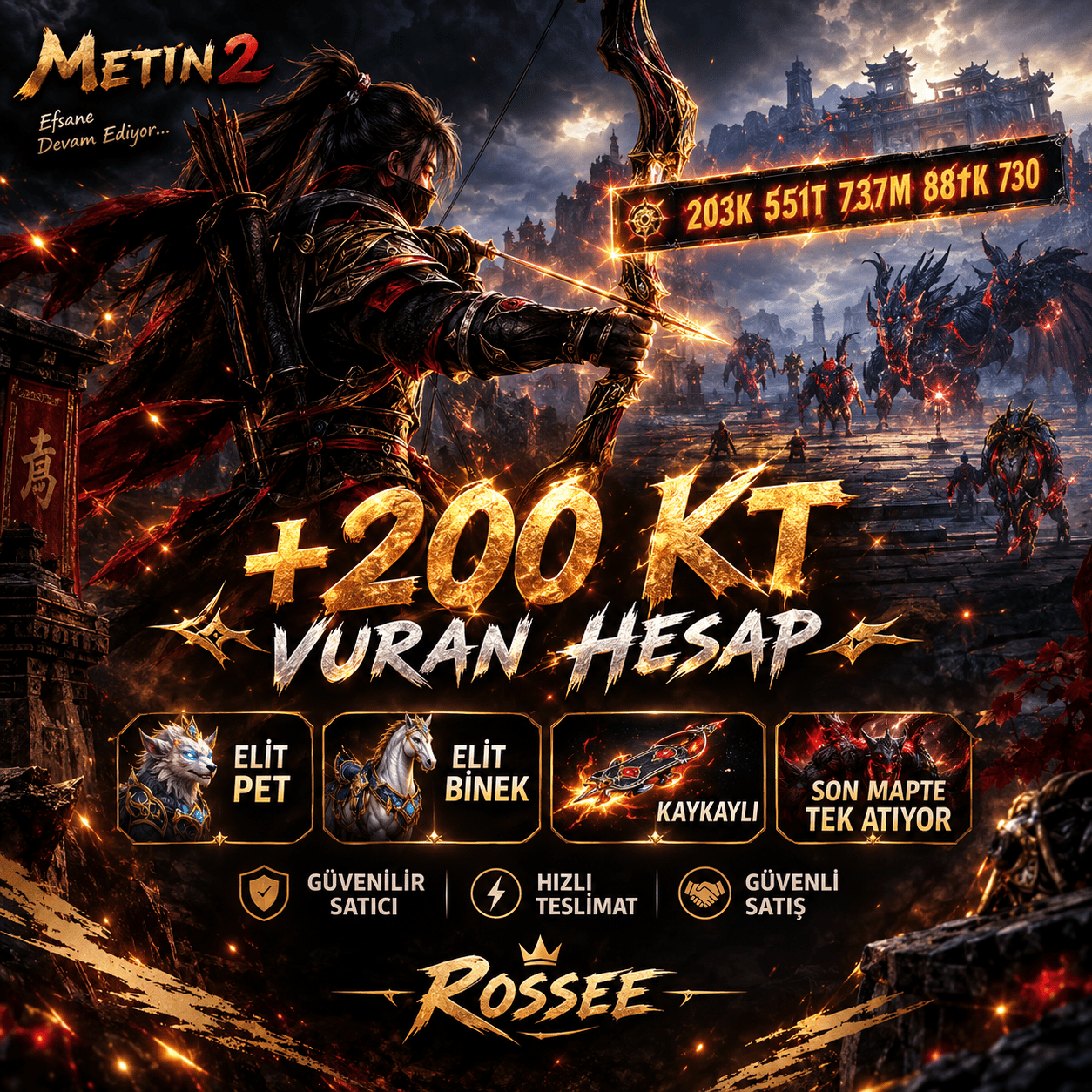+200KT VURAN HESAP SATILIR ELİT PET ELİT BİNEK KAYKAYLI (TEKLİF)