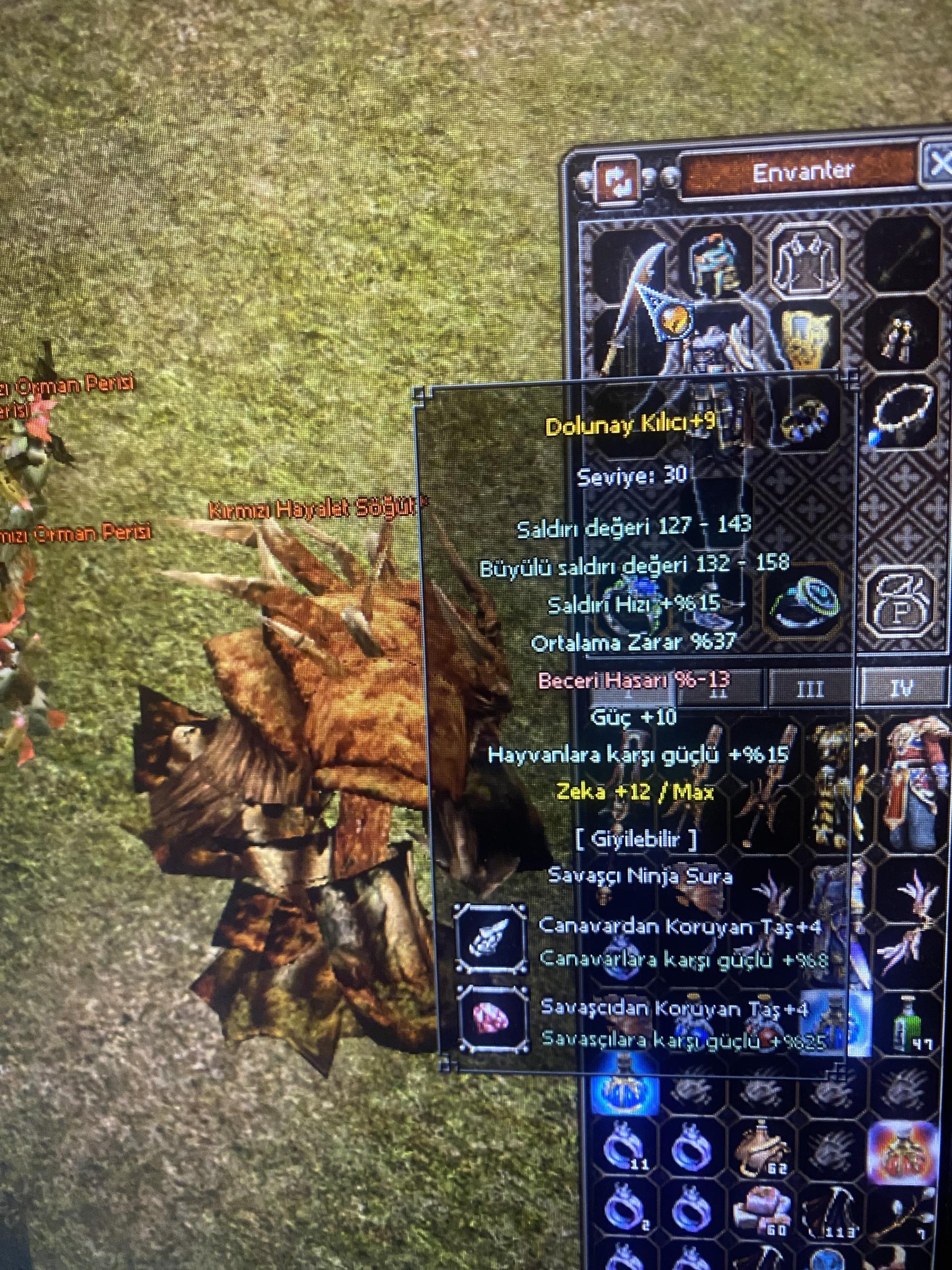 75 level büyülü silah