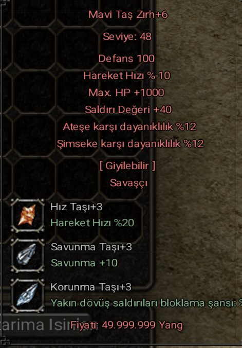 ELİT DOYUM VE HAYALETLİK ZIRH